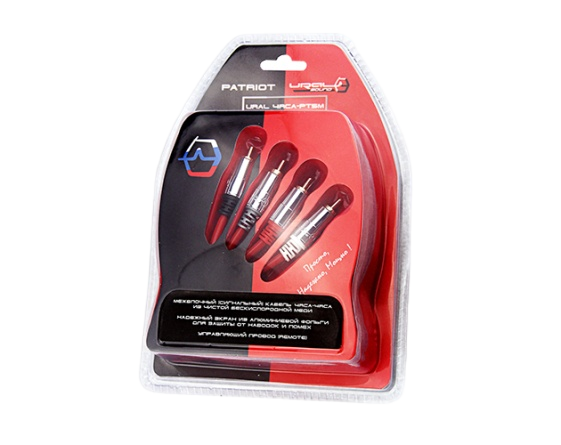 Ural | УРАЛ ТТ КМ 4RCA-ТТ5М | RCA кабель 5м, 4 канала | 3