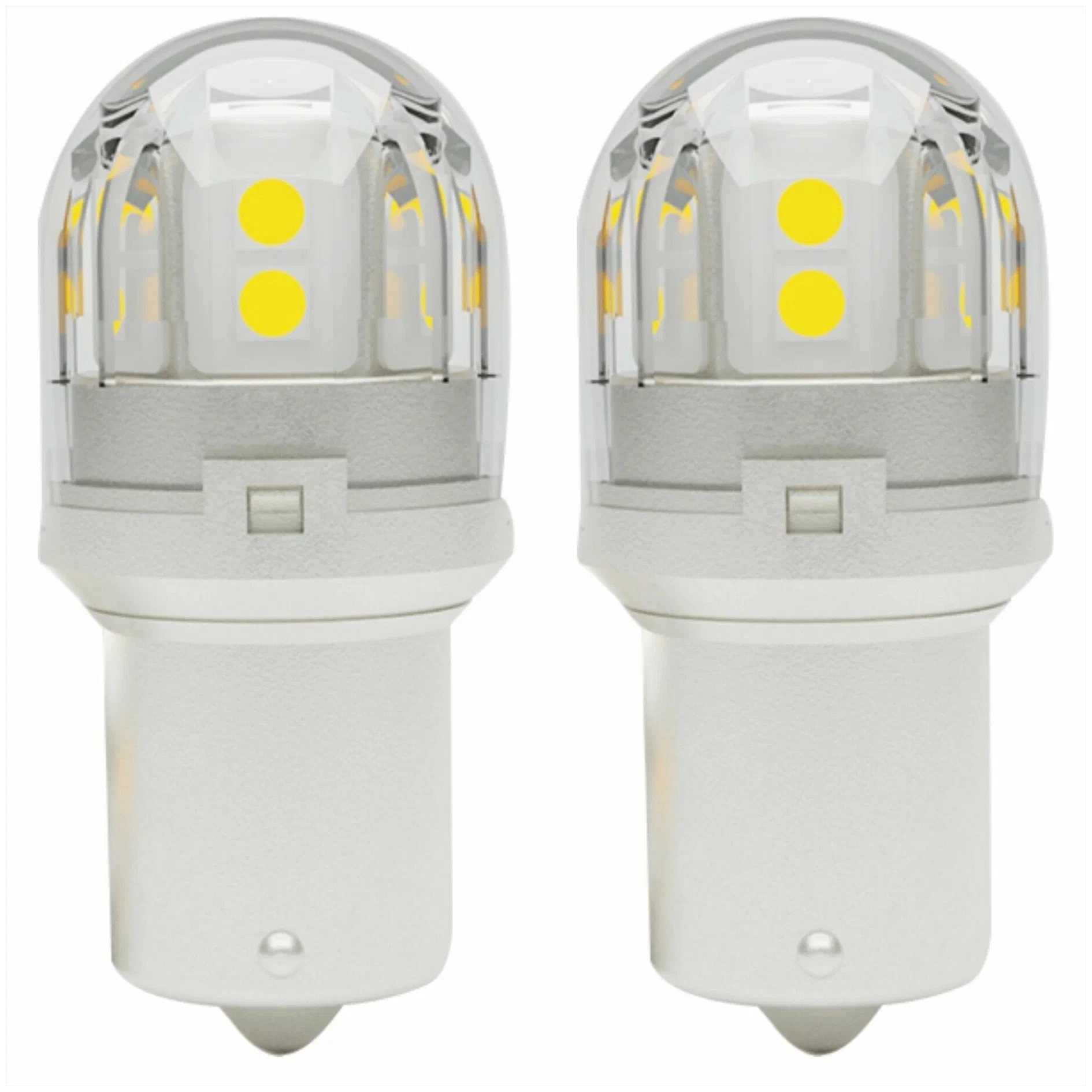 SVS |  P21W 1156 | 12-24V Диодная лампа с цоколем, 350Lm 6000K, белая уп.2шт 15SMD | превью 2