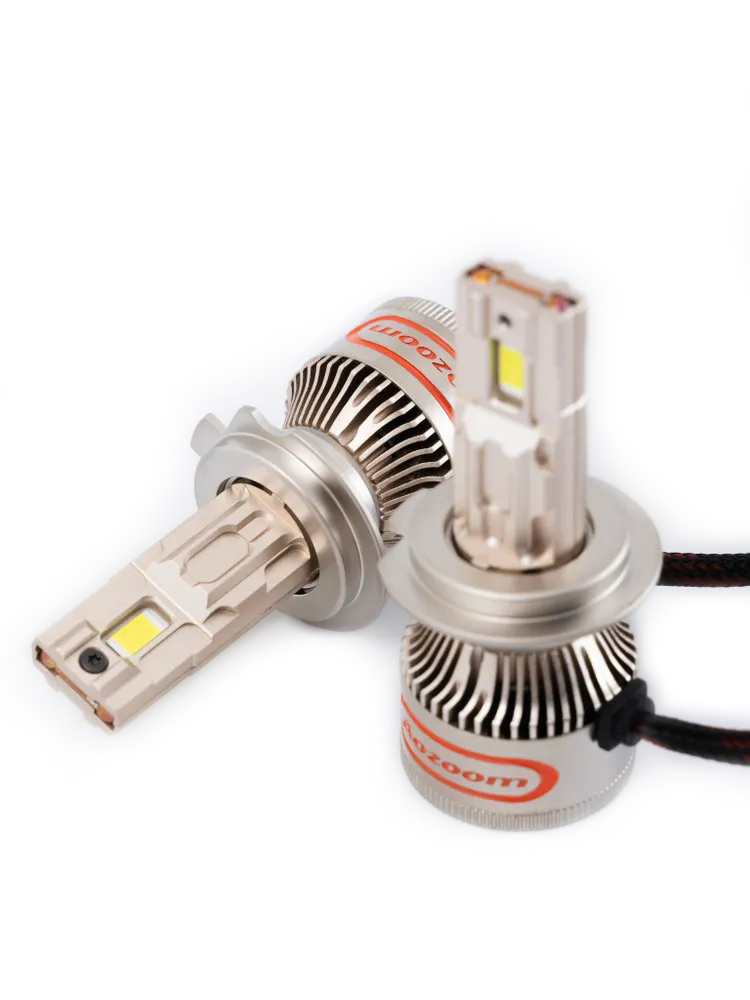 AOZOOM | P10 H7 |  с вентилятором , 5500K , 12V, 55 Вт, 3500 Lm  комплект 2 шт. | превью 1