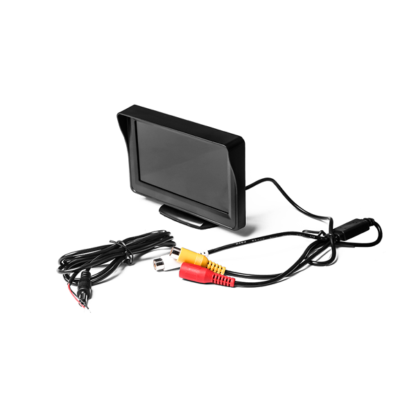 Sho-me | Monitor-43D N |  4,3 дюйма/: два входа V1V2, Питание: DC 12-24В | превью 2