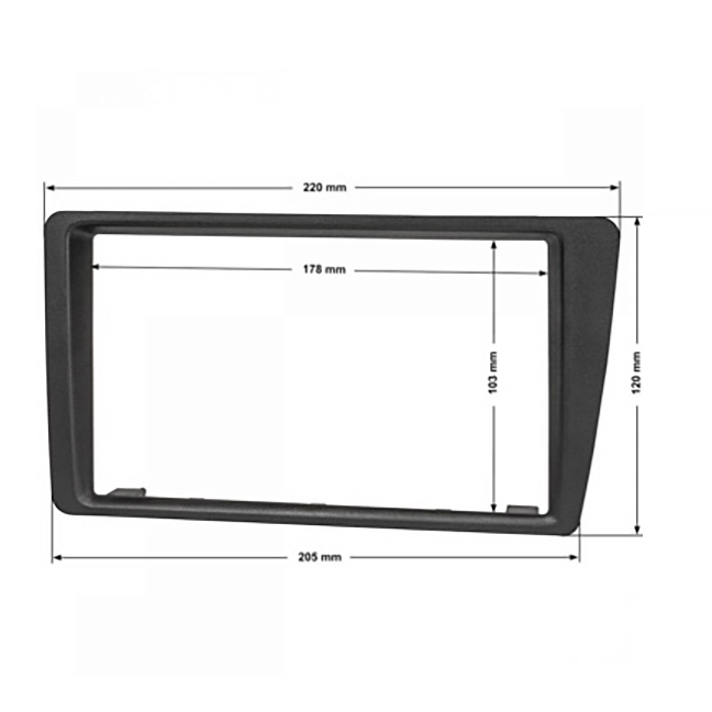 Incar | 99-7860А | рамка 2DIN Honda Civic 01-05 Сlima | 3