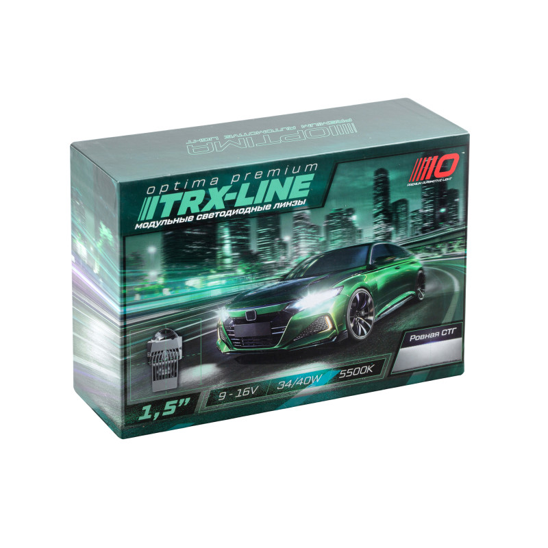 OPTIMA  | BiLED-1.5-TRX-LINE | Модульные линзы TRX 1.5" 34Вт 5500K КОМПЛ | 5