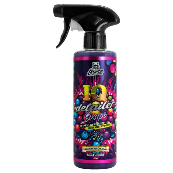 LERATON | IQ Detailer GRAPE | Детейлер-спрей для интерьера LERATON 473мл| 1