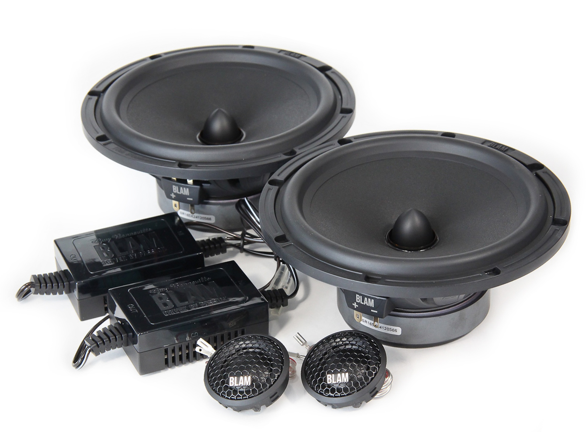 BLAM | SR165X | 2-х компон. акустика, 6,5" (16см), Вт, Гц-кГц, Ом, 91,7 дБ+кросс. | 2