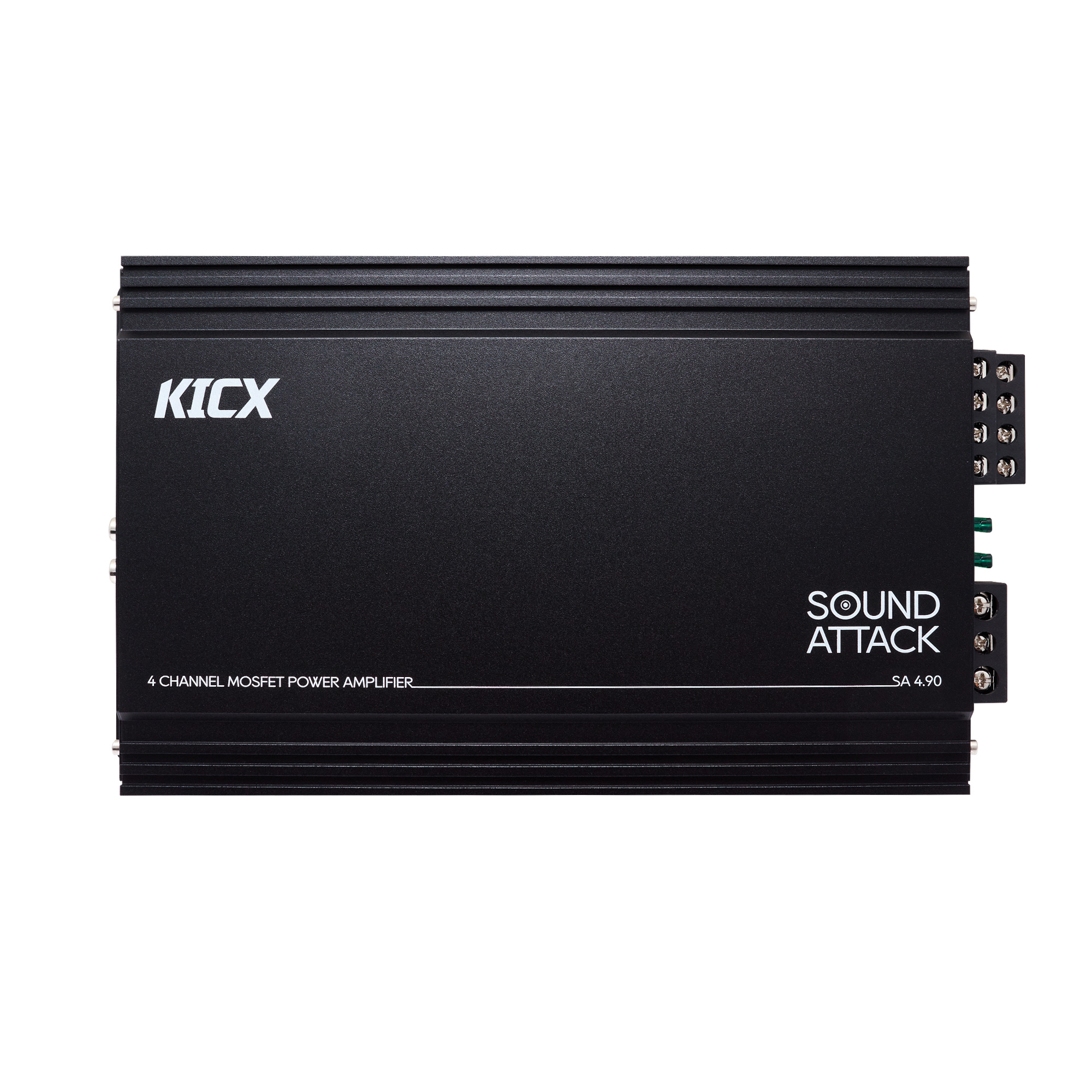 KICX | SA 4.90 | 4-кан, класс AB , мощность RMS 90 Вт х4 ( 4 Ом ), 130Втх4,  ( 2 Ом ) | 4