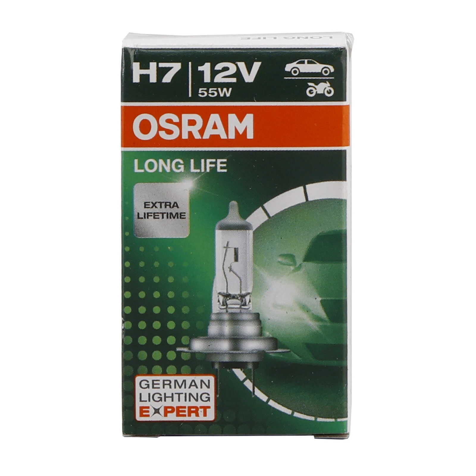 OSRAM | H7 64210L | LONG LIFE Halogen | Лампа H7 12V 55W  | превью 1