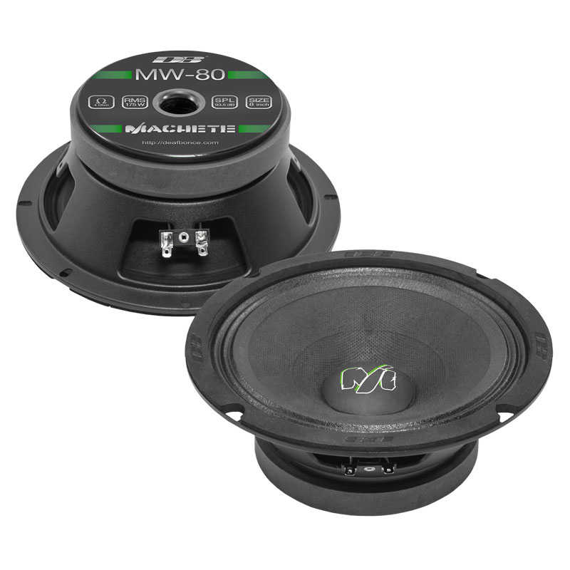 DEAF BONCE | MACHETE MW-80 | Мидбас 8", 4Om, 175 Вт RMS. 350 MAX. 93Дб, ПАРА  | превью 1
