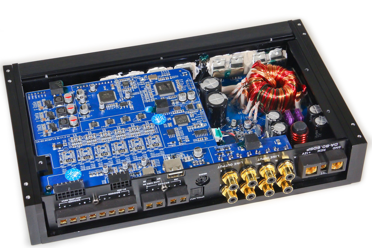 AMP by A.Vakhtin | DA-80.6DSP PANACEA | 6 кан. усилитель со встроенным 8 канальным DSP 6х80Вт | 3