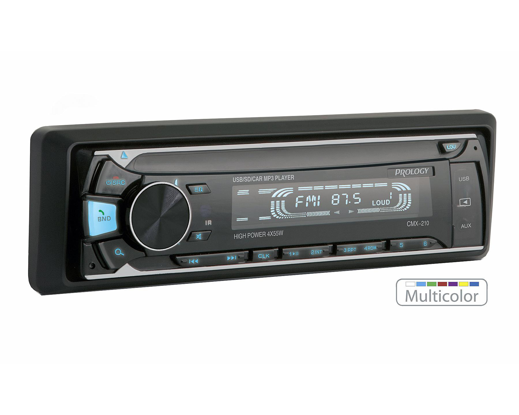 Prology | CMX-210 | 55x4, USB/SD/MP3 Многоцветная подсветка. пульт ДУ Bluetooth® | превью 1