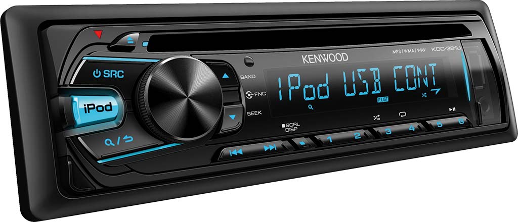 Kenwood | KDC-361U | Vario Color, энкодер, USB, iPod/iPhone, 1RCA (SUB), LPF, AUX | 1