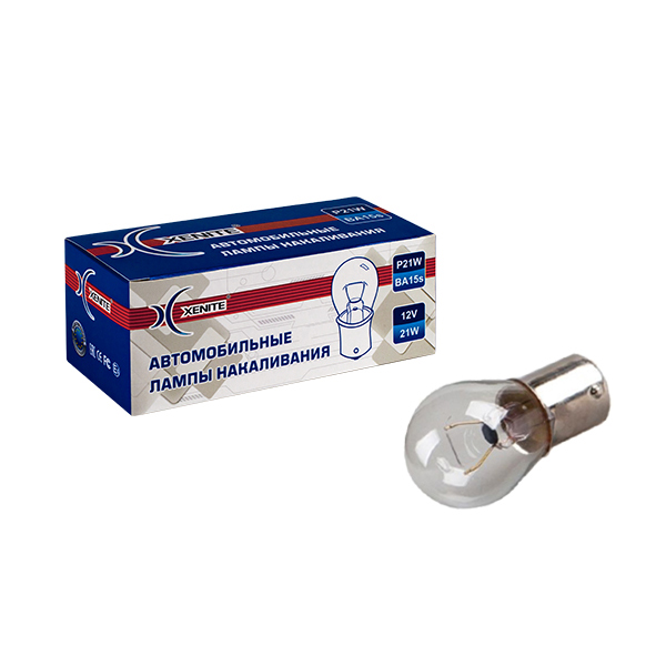 XENITE | P21W STANDART| 12V 21W BA15S| упаковка 10шт. превью 1