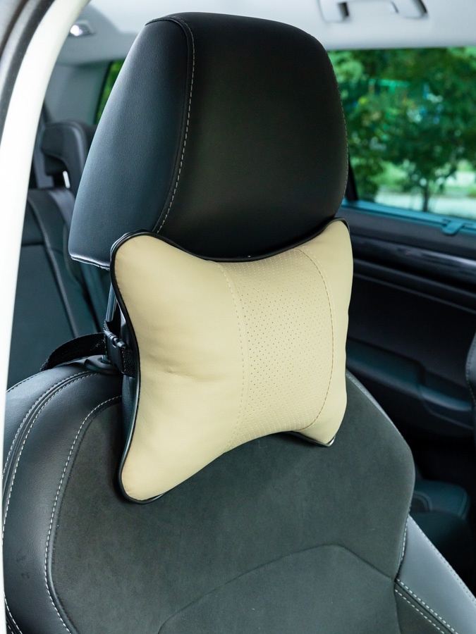 SNOOGY | Подушка для подголовника | К/З БЕЖЕВЫЙ | 2