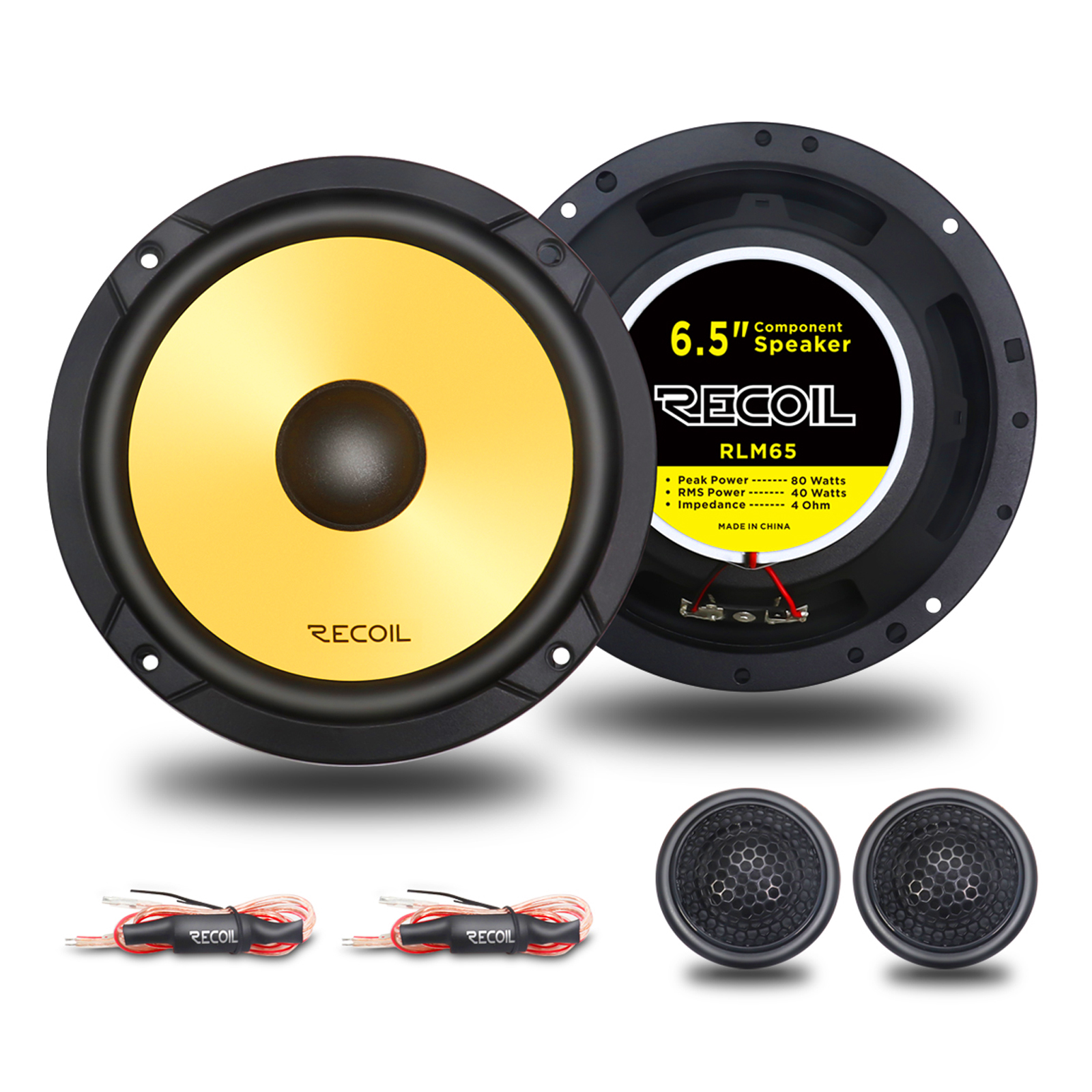 Recoil | RLM65 | комп. акустика, 6.5”(170 mm), 4Ом, 45-20000 Гц,  RMS/Peak -40W/80W  | превью 1