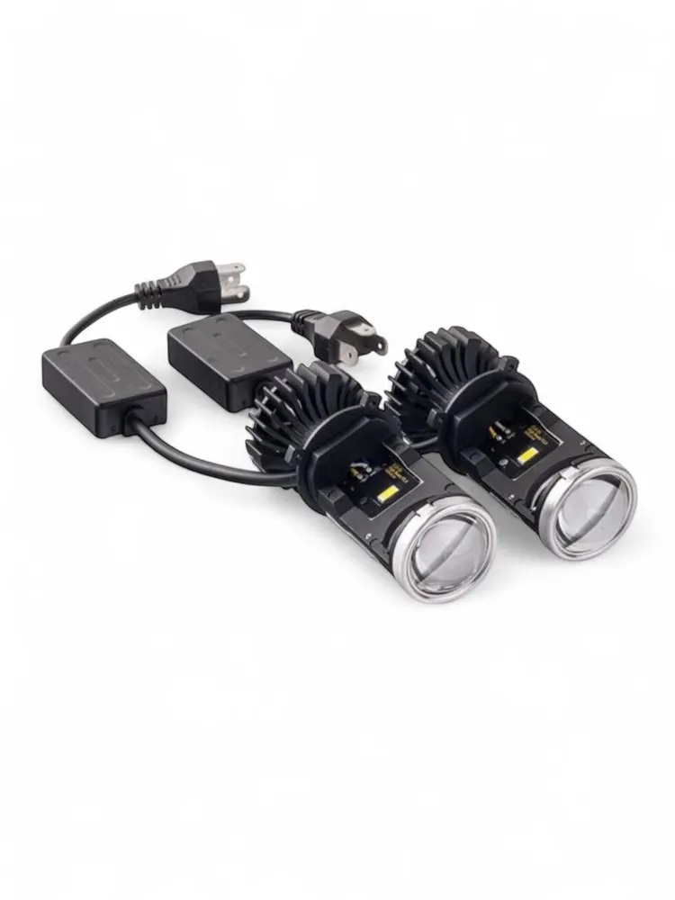 AOZOOM | Mini-Led H4 | Мини-линза 12V, 60000K , 35W/45W, КОМП.  2 ШТ.| превью 1