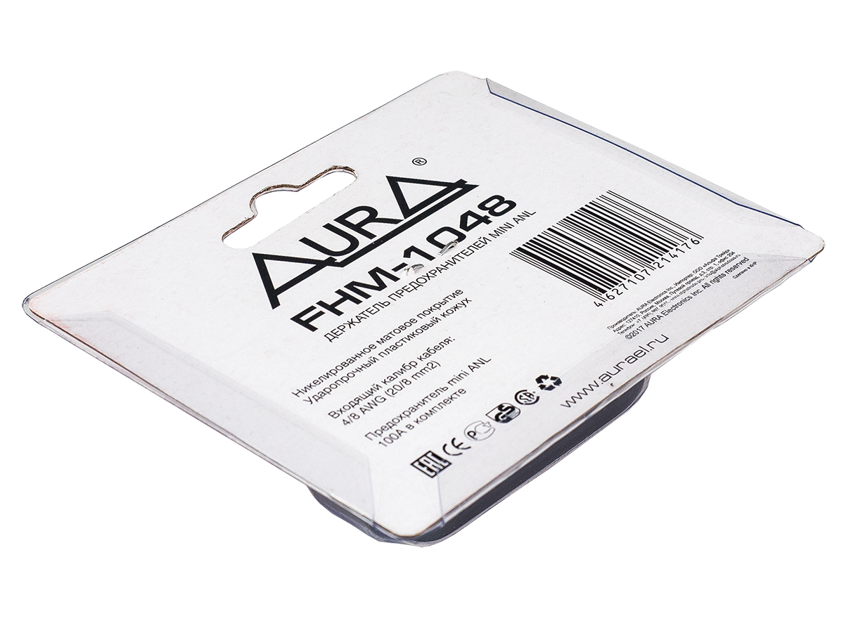 AurA | FHM-1048 | ЧЗ! Держатель MiniANL (4/8 Ga) + предохранитель MiniANL 100A | 4
