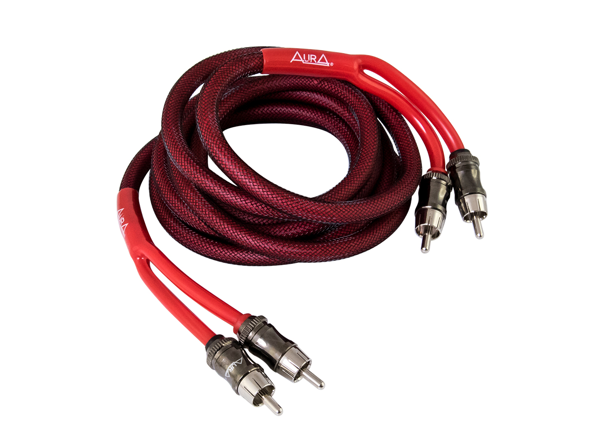 AurA | RCA-C320 MkII | RCA-кабель 2 метра, 2 канала, бескислородная медь (OFC), двойной экран | превью 1