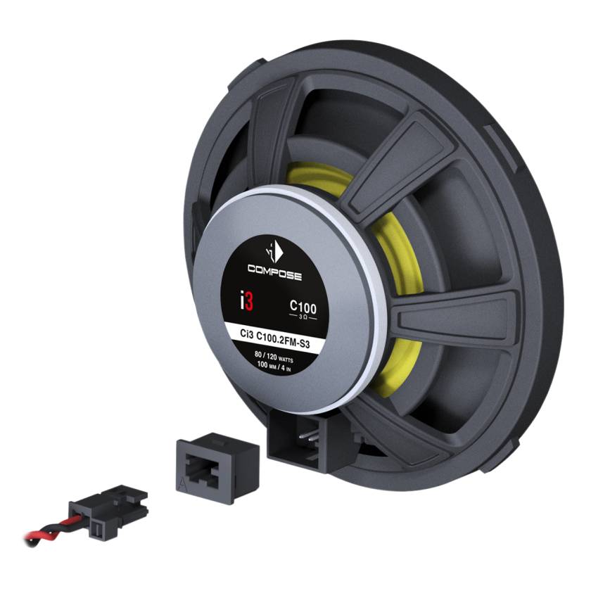 Helix | Ci3 C100.2FM-S3 | коаксиальная акустика, 4", 80/120Watts, 3Om | превью 2