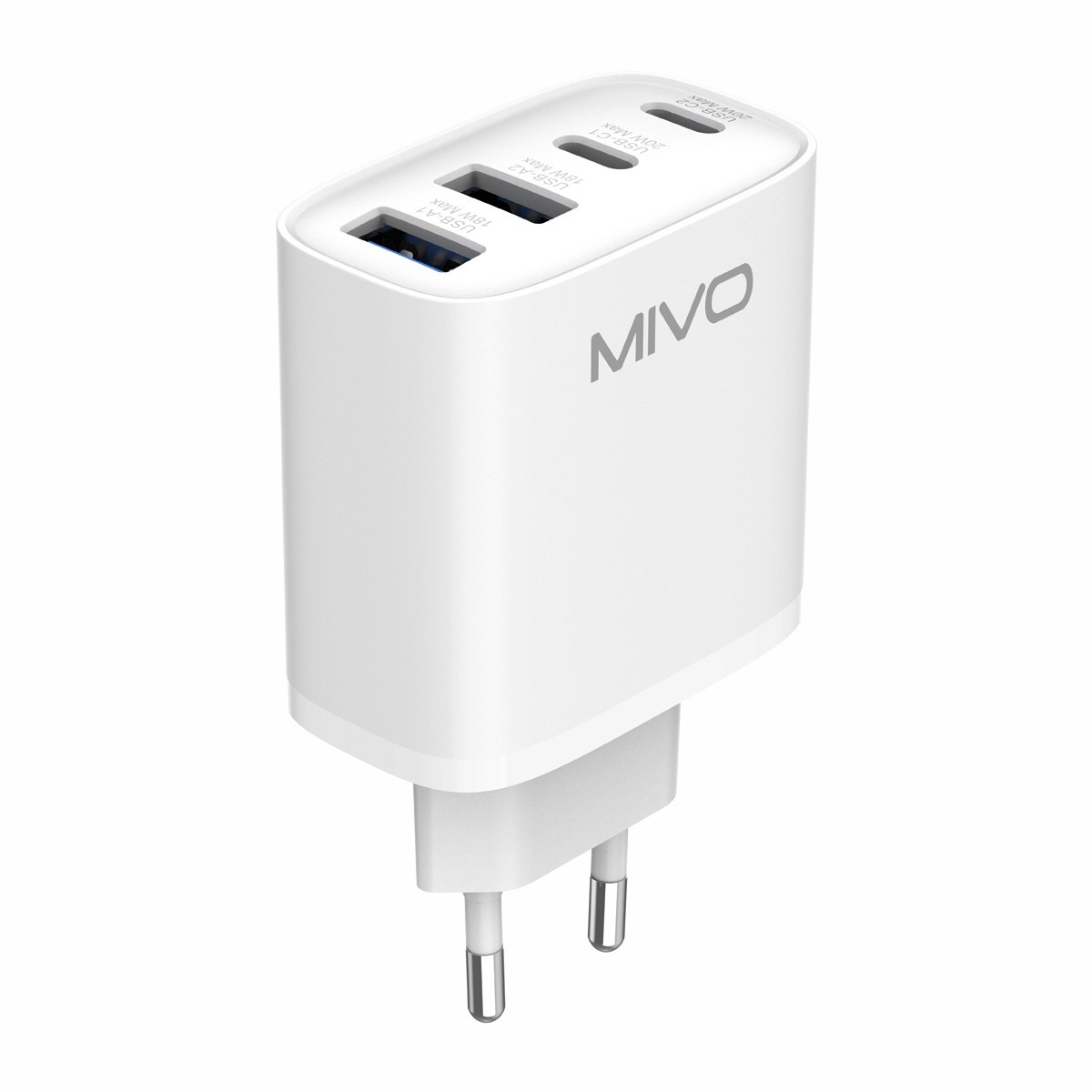 Mivo | MP-400Q | Быстрая зарядка Сетевое ЗУ два USB-A и два USB-C)  | превью 1