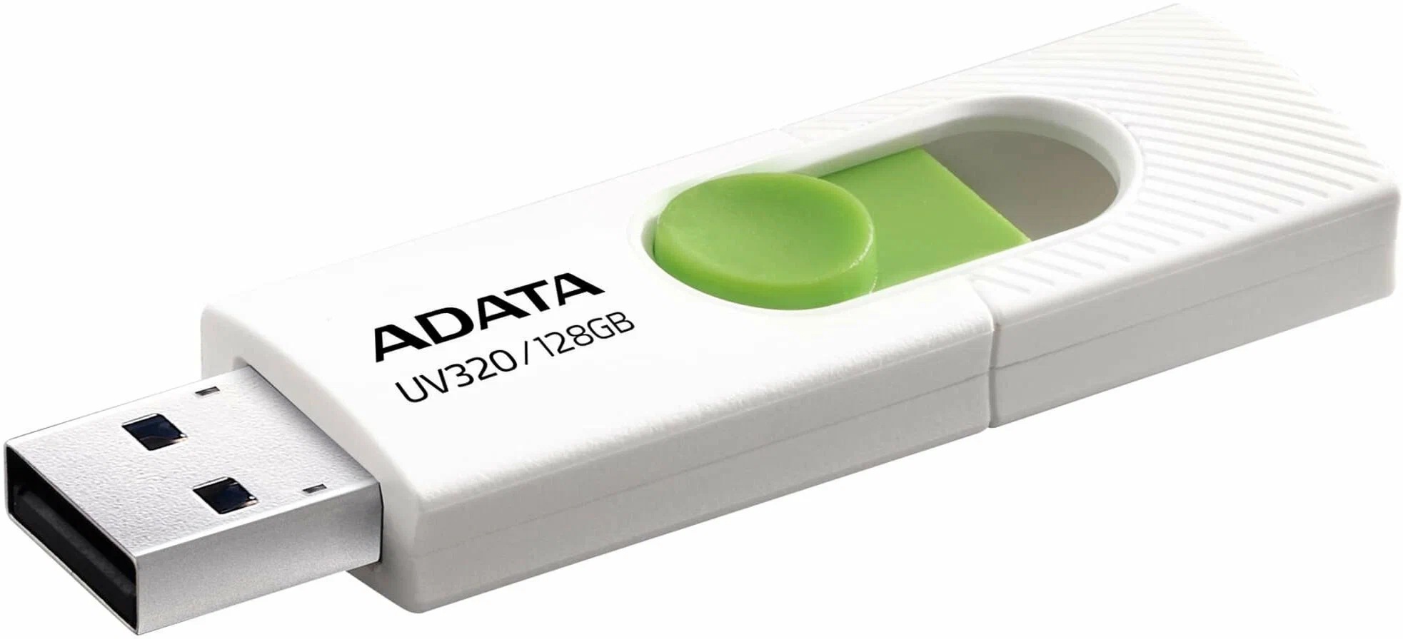 A-Data | 128GB | Модуль памяти USB 3.1 128GB UV320 белый/зелёный| 2