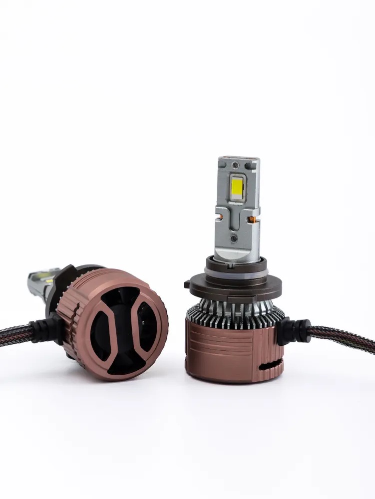 AOZOOM | P12 HB3/4 | с вентилятором , 5500K , 12V, 75 Вт, 6000 Lm комплект 2 шт. | 2