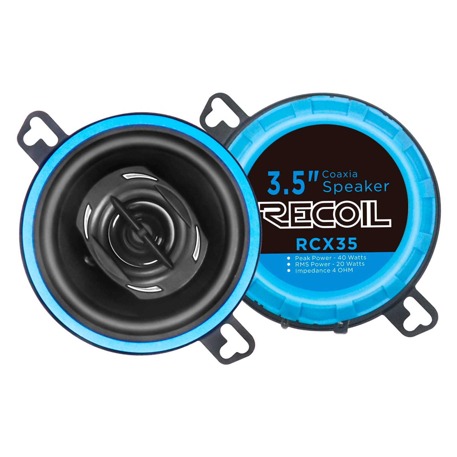 Recoil | RCX35 | 2-х пол. коакс., 3.5", 3.2 Ом, 175-20000 Гц, RMS/Peak - 40W/80W | 1