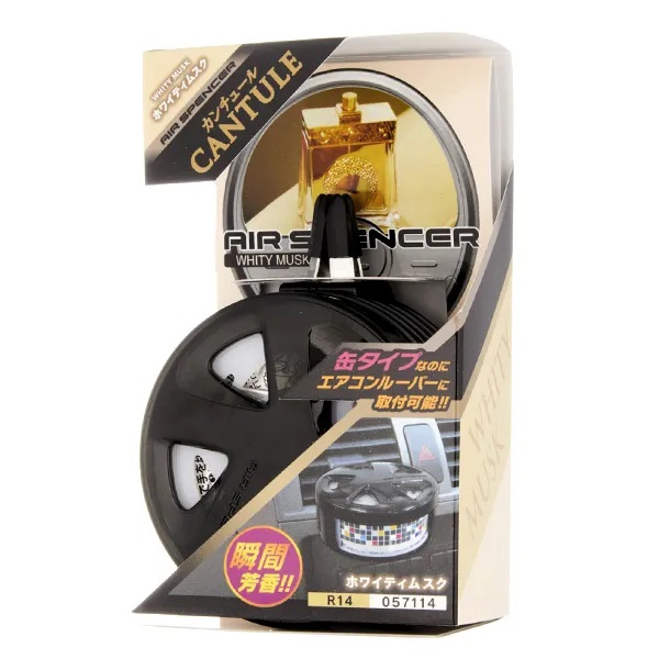 EIKOSHA| (R-14) | Ароматизатор + холдер на дефлектор AIR SPENCER CANTULE - WHITY MUSK| 1