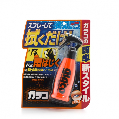 Soft99 | Glaco Mist Type| Антидождь водоотталкивающая полироль-спрей для стекла,100мл | превью 1