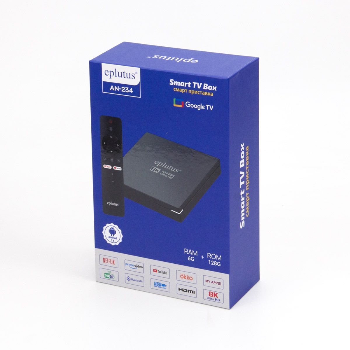 Eplutus | AN 234 |  Домашний DVB-T2 цифровой TV ресивер | превью 3