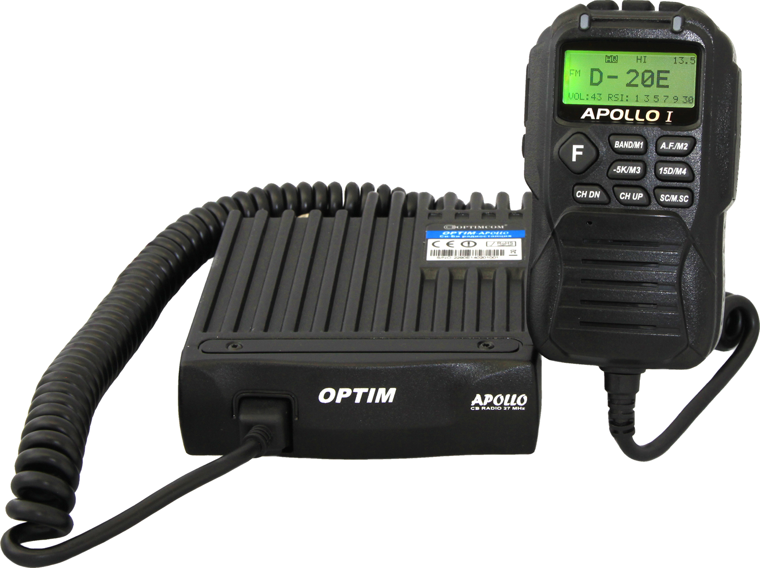 Optim | OPTIM-Apollo| ВСЁ УПРАВЛЕНИЕ НА ТАНГЕНТЕ 4Вт Диапазон частот 26960-27410 кГц | превью 1