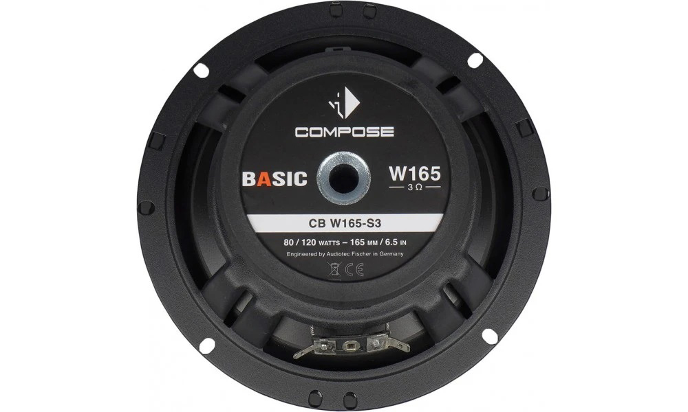 Helix | CB K165.2-S3 | 2-х компонентная, нч/сч, 6.5"20мм, 80/120Watts, 3Om | 6