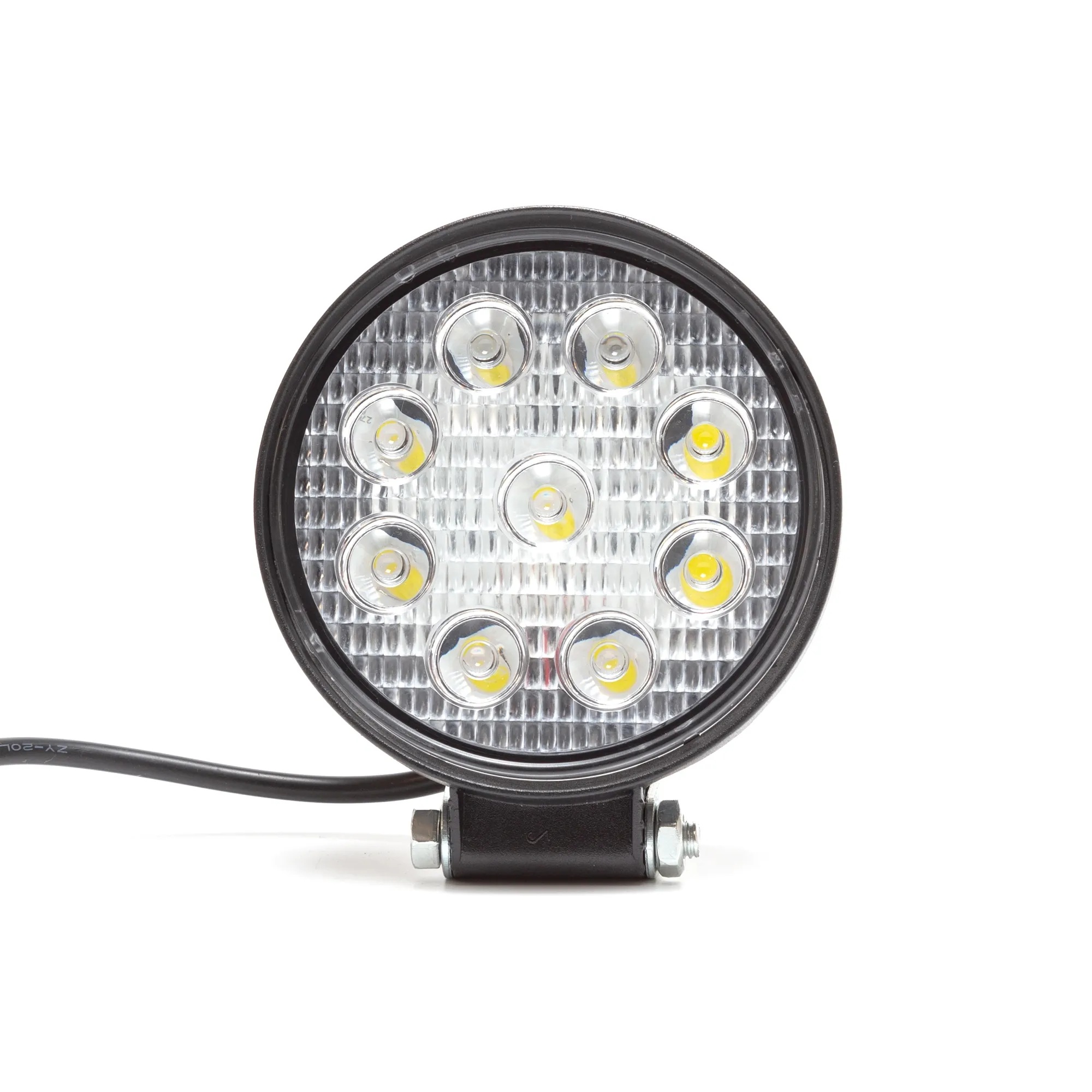 Автоэлектрика| AE27R-9LED-28PC|Фара светодиодная,круглая,SLIM ,115*28*142,,27Вт,10-30V,1шт | превью 1