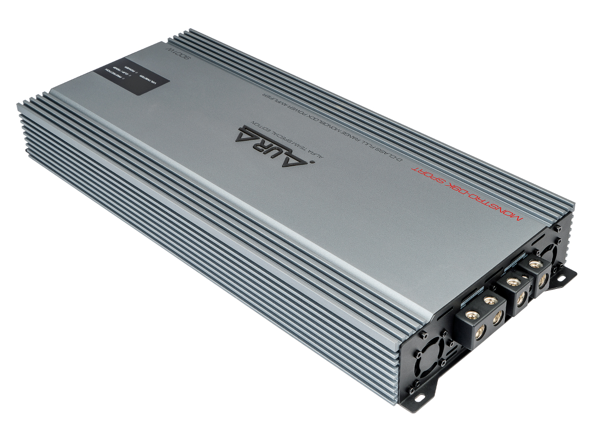 AurA | MONSTRO-D9K SPORT | 5300w (4 Ohm), 1x7800w (2 Ohm), 1x9000w (1 Ohm), 20Hz - 11000Hz | 4