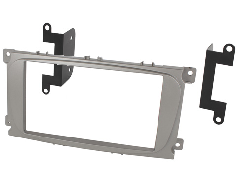 Incar | RFO-N15S | рамка 2DIN Ford Focus 2 sony, Mondeo 07+, S-Max, Galaxy, Kuga  new silver | превью 1