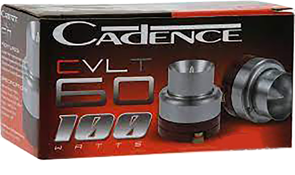 Cadence | CVLT-60 | 25mm, ВЧ, 4ohm, 50/100w, 3.5 kHz – 20 kHz, 109db | 4