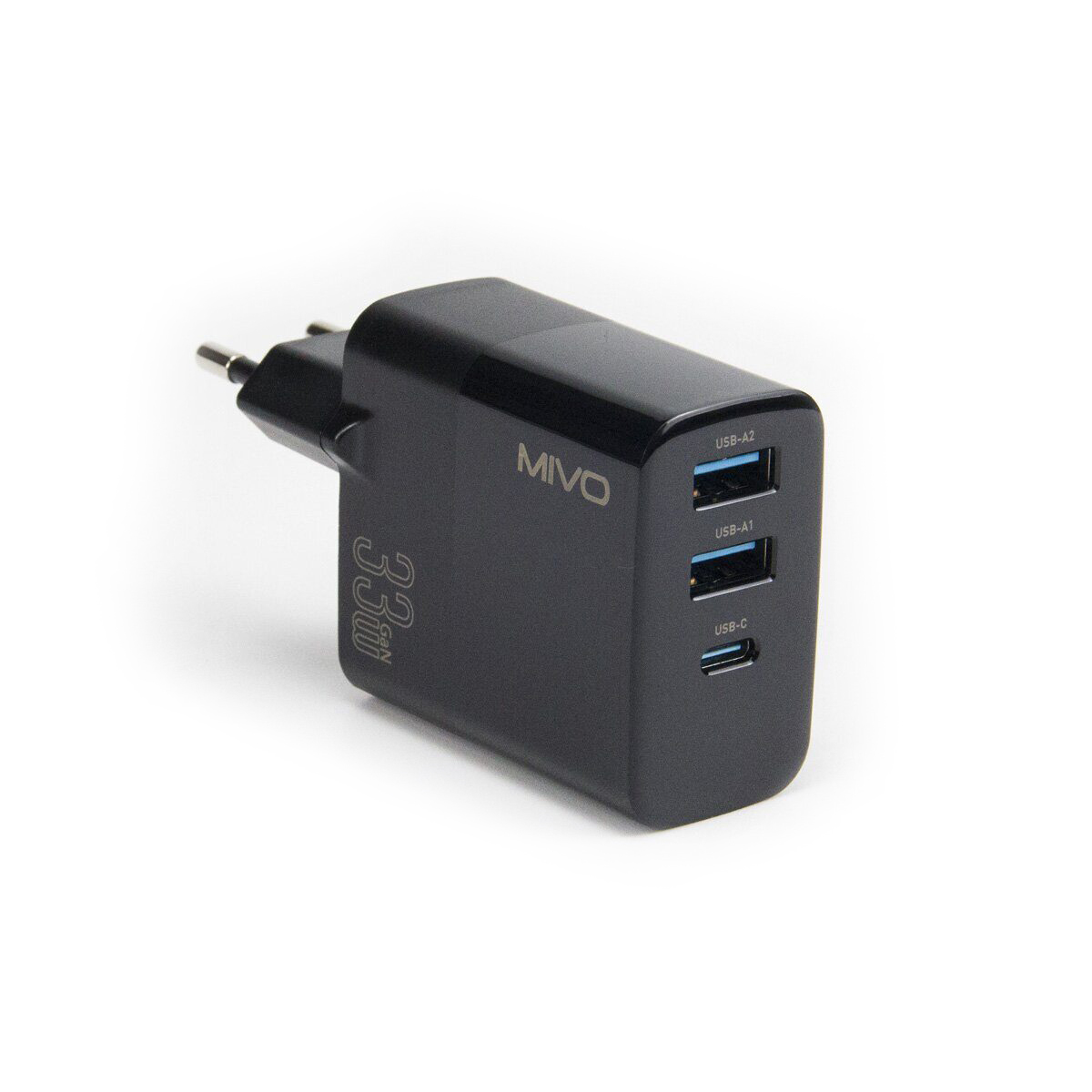 Mivo | MP-300Q | Быстрая зарядка Сетевое ЗУ два USB-A и два USB-C) 80W,  | превью 1