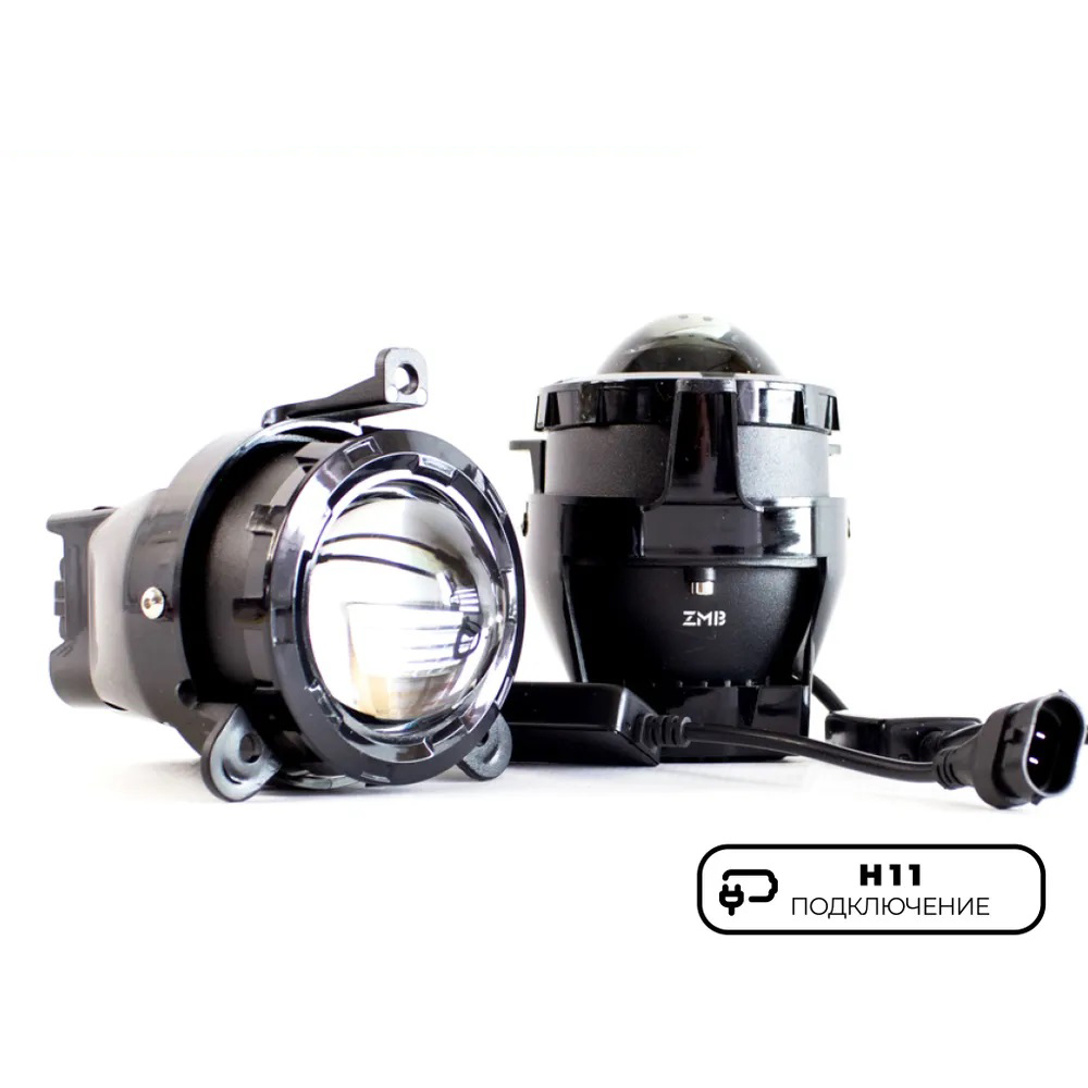 ZMB | WD-068(50W) | Bi-LED ГАЗЕЛЬ БИЗНЕС Фара противотуманная диодная к-т 2 шт.  | превью 3