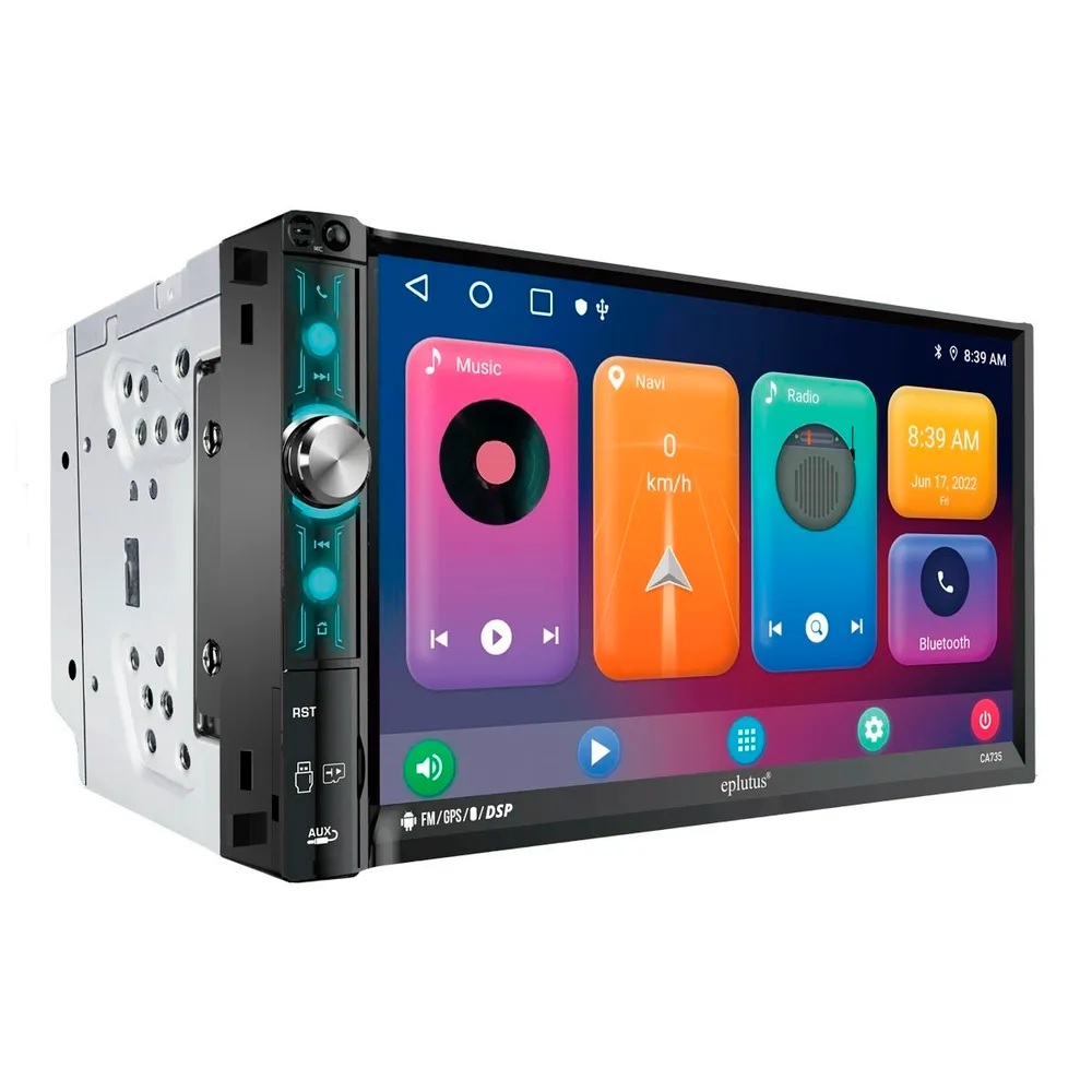 Eplutus | CA 735 | Android 12, 4G. дисплей 7 "1280 х 720, 4+64 Гб, 4х55W, USB, AUX, FM, BT 5.0 | 2