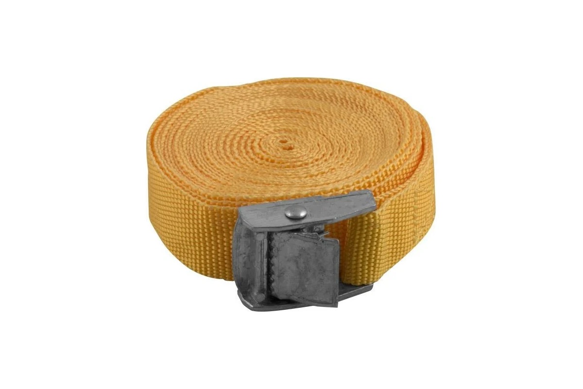 DolleX | ST-052508| Стяжка для крепления груза (5 м х 25 мм) 0,25 т, с фиксатором (1 шт.) в сумке| 1