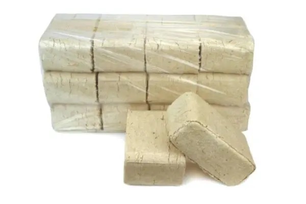 Эколес| Брикет топливный RUF | БЕРЕЗА, для каминов, печей, бань, 12шт/10кг упак | 2