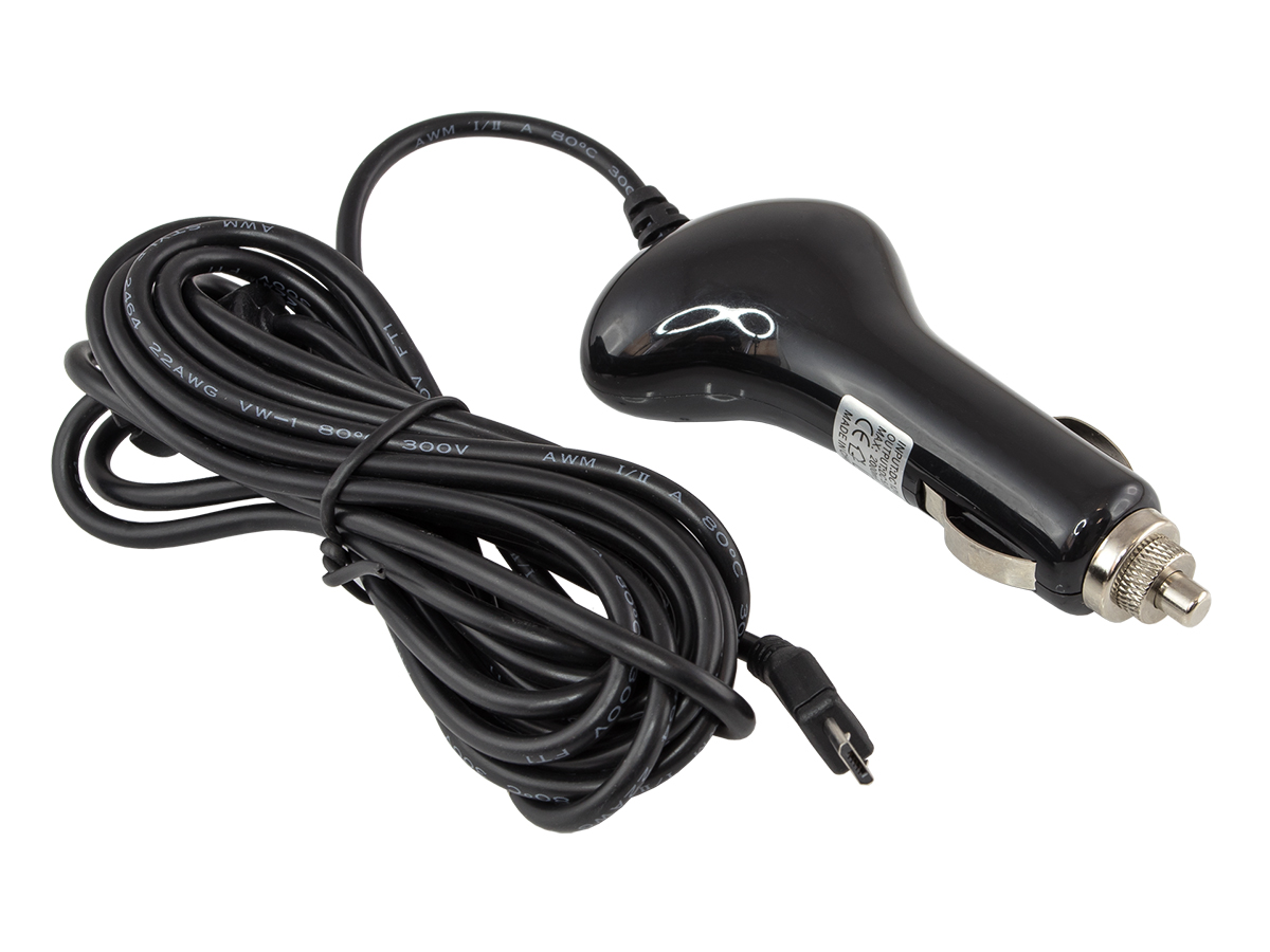 AurA | TPA-U020 | miсro USB, прямой, 3m, 5V, 1А, для навигаторов, регистраторов | превью 1