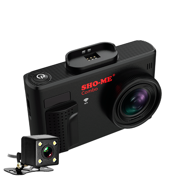 Sho-Me | Combo Note WiFi DUO | Full HD,  WiFi  ЖК-экран: 2,31 дюйм G-сенсор, микр., GPS-датчик  | превью 2