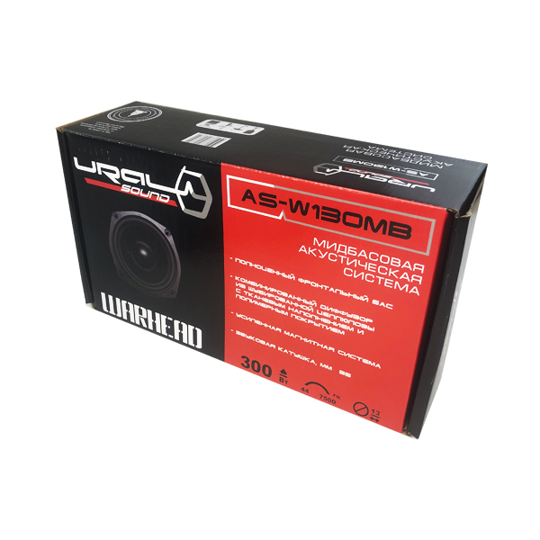 Ural | УРАЛ WARHEAD AS-W130MB | 5" (13cm), MidBass, 150/300 Вт | 6