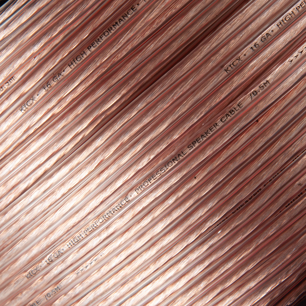 KICX | SCC-16100 | медно-алюм. 2*1.31мм Бухта 100 м цена за БУХТУ | 2