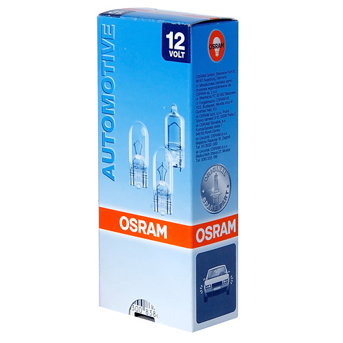 OSRAM | 2825  W5W  | Лампа T10 W5W 12V 5W .цена за 10 шт. | превью 1