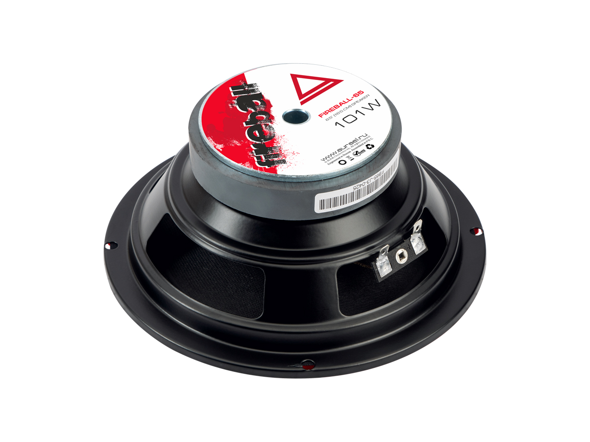 AurA | FIREBALL-65 | 6.5" (16.5cm), ПАРА, 4 Ом, 61/101w, 92db, 80Hz-15kHz, 67mm | 5