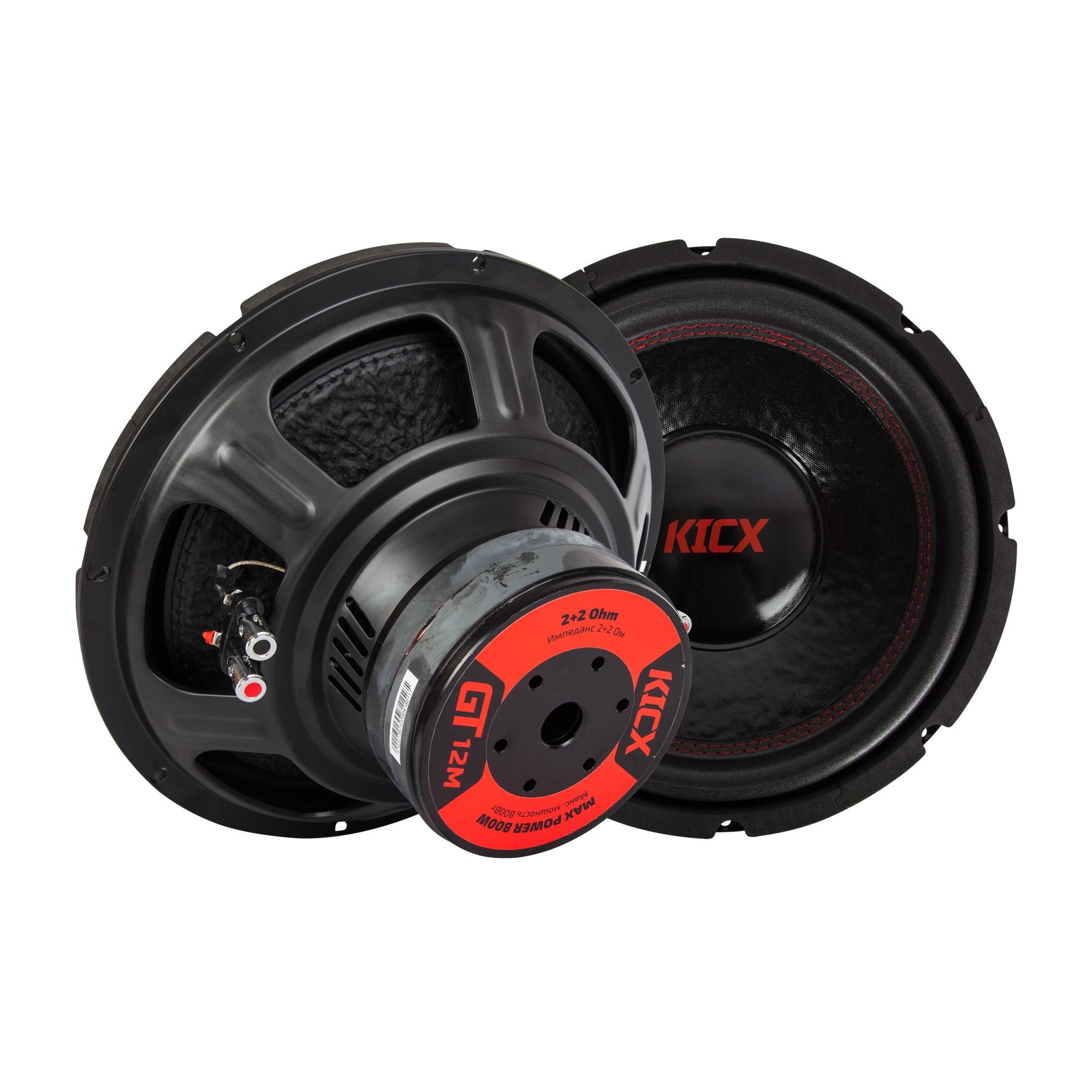 KICX |  GT 12M | 12" 2+2 Om 500 Вт RMS,  | превью 1