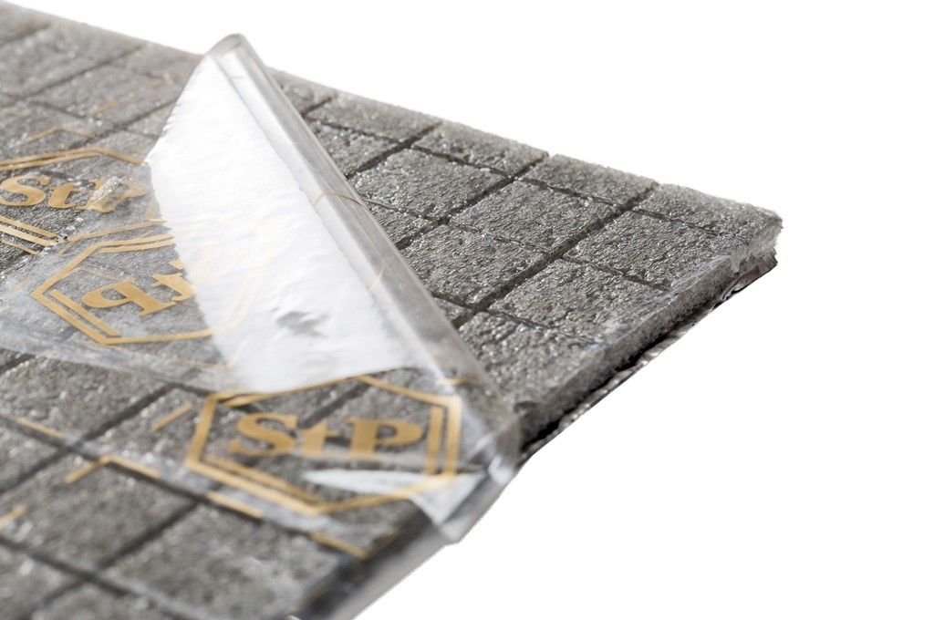 STP | Noise Block Premium A | С клеевым слоем  Акцент 10мм + полимер. слой 2 мм, лист 0,4кв.м. | превью 2