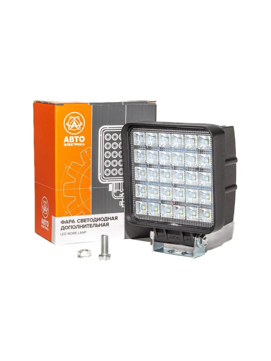 Автоэлектрика| AE90S-30LED-65PC |Фара светодиодная,квадратная,110*65*140,,90Вт,10-30V,1шт | 5