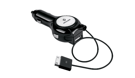 Neoline | Volter R30 | Автомобильное ЗУ 30 Pin, iPhone 3/4S/4/iPad/iPad 2 , автосмотка кабеля | превью 1