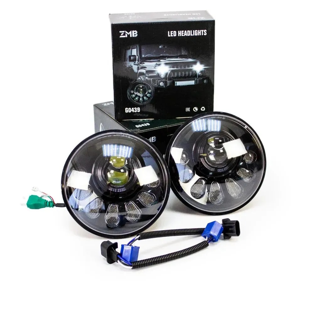 ZMB | G0439 | Фара рабочего света NIVA 4x4 50W Ближ+Дальн+повор+ДХО 1ШТ. | 5